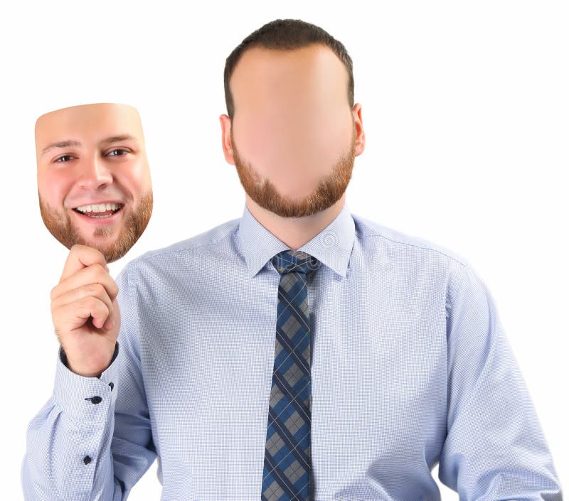 Man holding mask stock photo. Image of disguise, choose 33583104