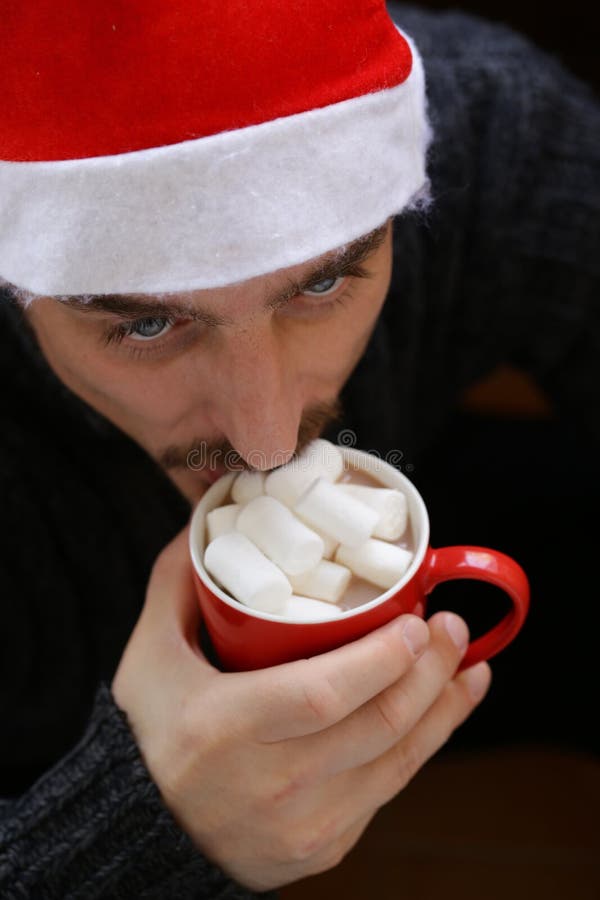 Hot Cocoa with Marshmallows, Sweet Drink Stock Image Image of cocoa, wooden 35848635