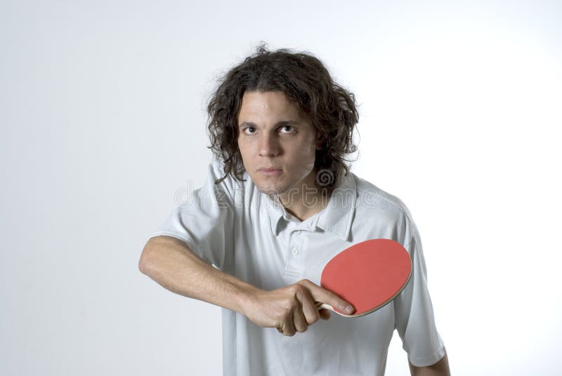 Download Man Holding A Table Tennis Paddle - Horizontal Stock Image - Image of male, athlete: 5801075