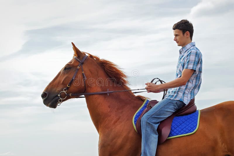 Man on horse