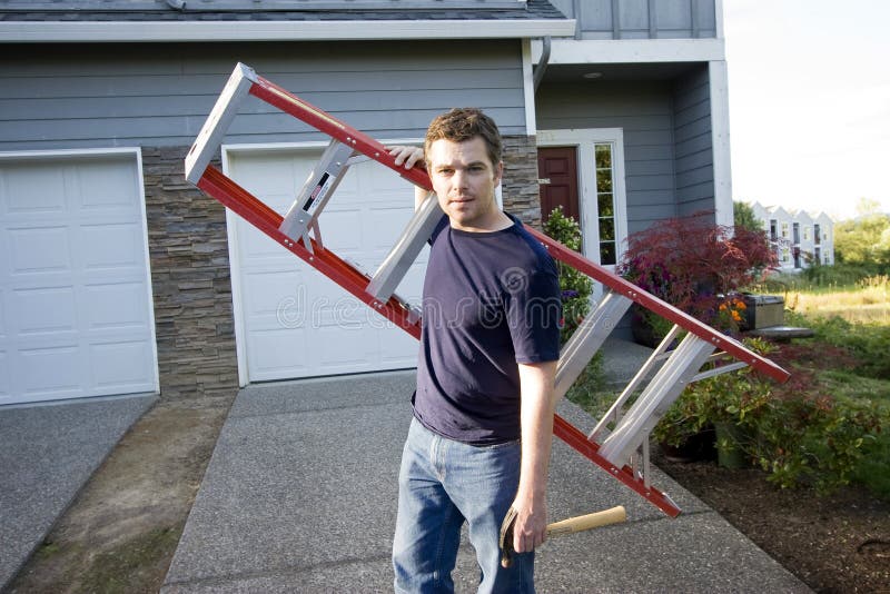 Man with Ladder