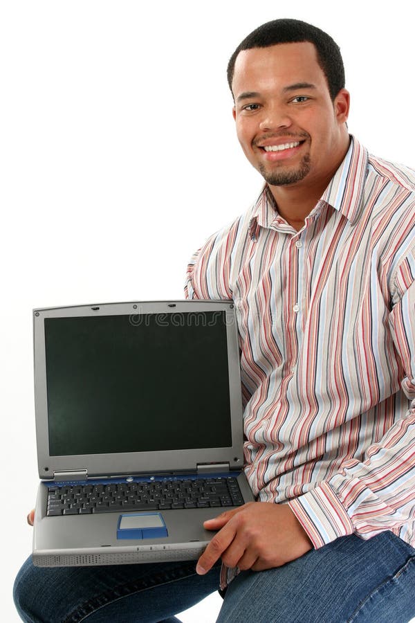 Man with laptop