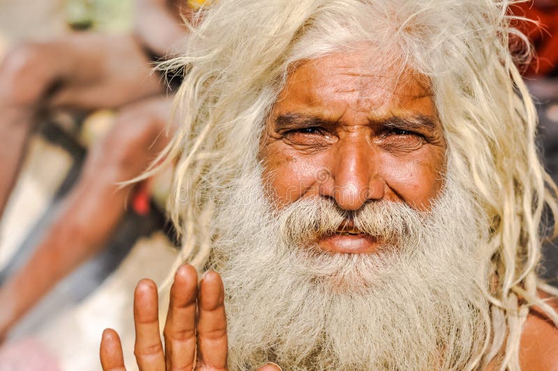 Man with Long Hair in West Bengal Editorial Stock Photo - Image of hindu,  face: 84388033