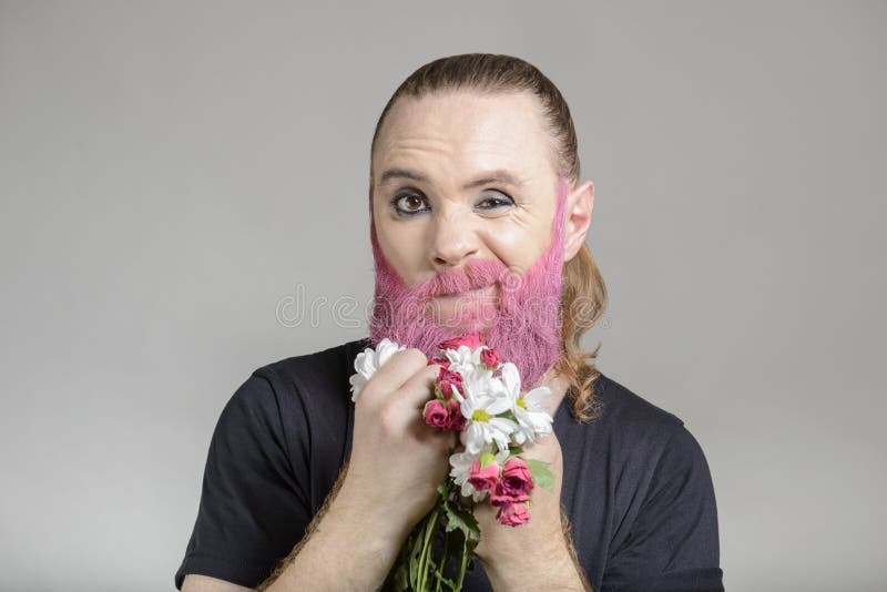 Blue Hair Pink Beard Guy - Instagram - wide 3