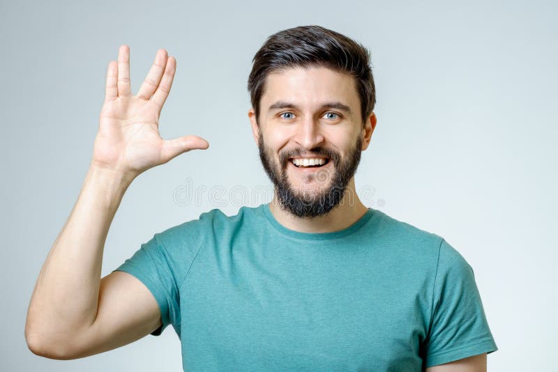 Vulcan greeting stock image. Image of hand, greeting 29244577