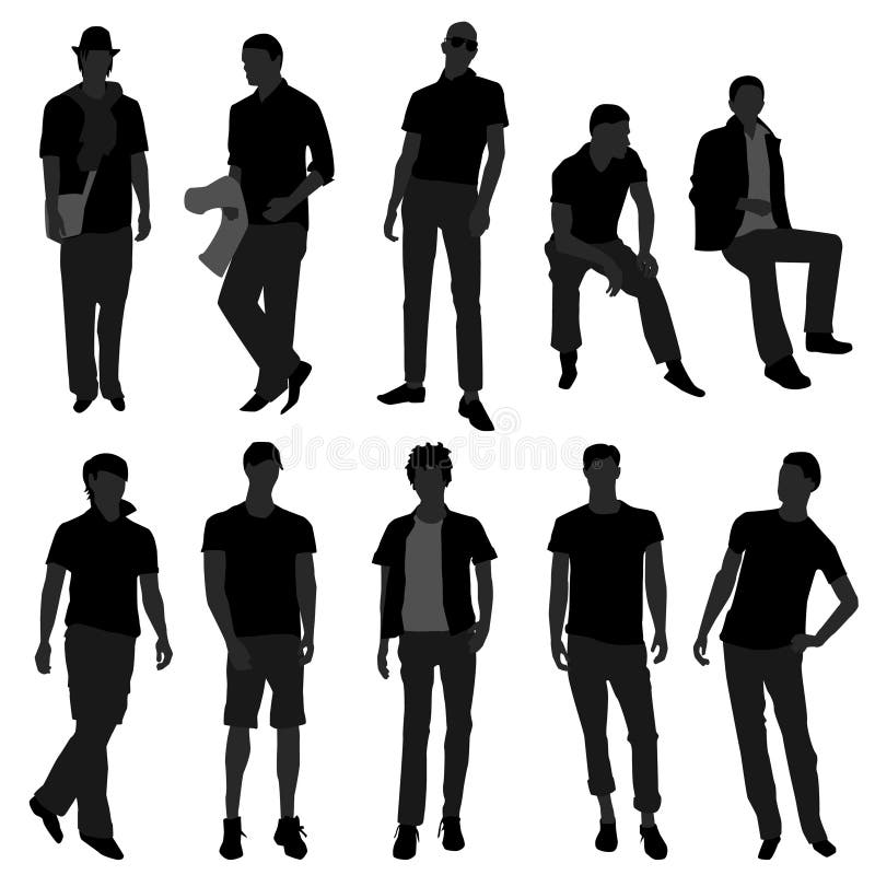Man Men Male Fashion Shopping Model royalty free illustration Man Men Male Fashion Shopping Model royalty free illustration