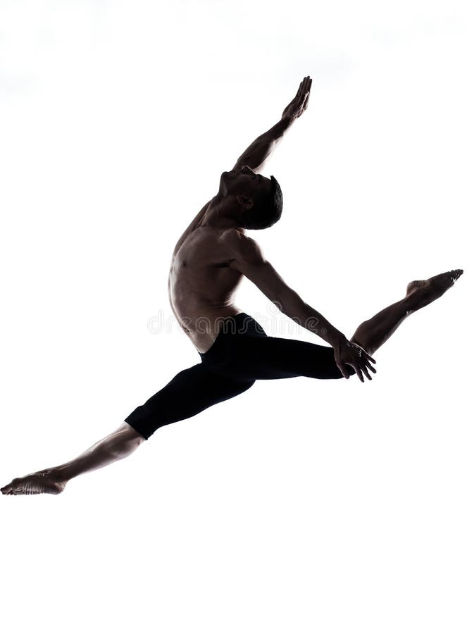 Man modern ballet dancer dancing gymnastic acrobat stock photo Man modern ballet dancer dancing gymnastic acrobat stock photo