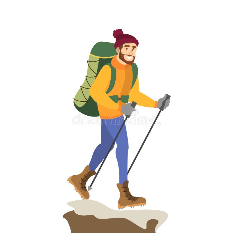 Man Mountain Climber in Special Winter Clothes Stock Vector - Illustration of funny, colorful: 155128858 Man Mountain Climber in Special Winter Clothes Stock Vector - Illustration of funny, colorful: 155128858