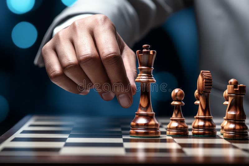 Chess queen on chessboard AI Generated 24118842 Stock Photo at