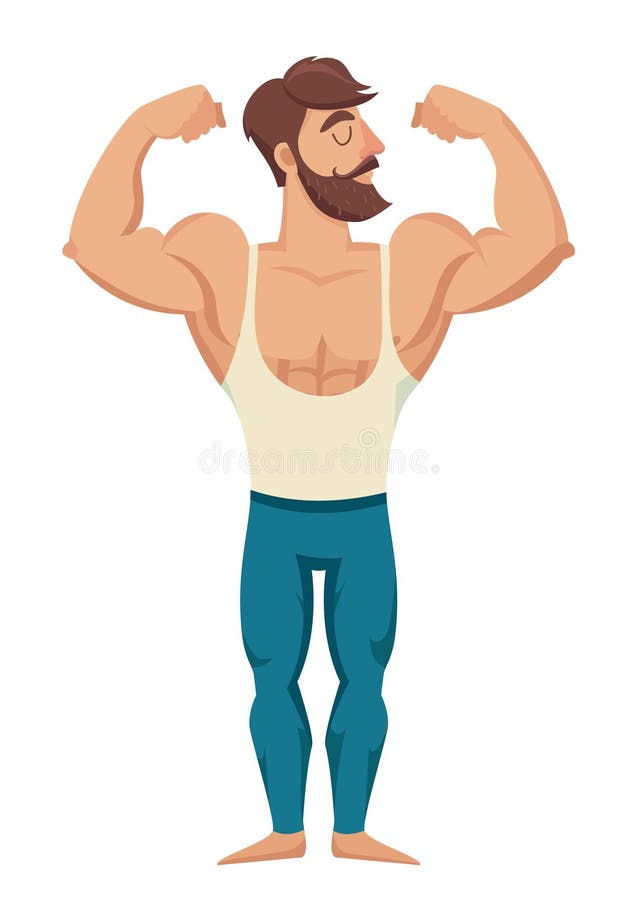 man exercising cartoon icon over white background. colorful design. vector  illustration Stock Vector Image & Art - Alamy