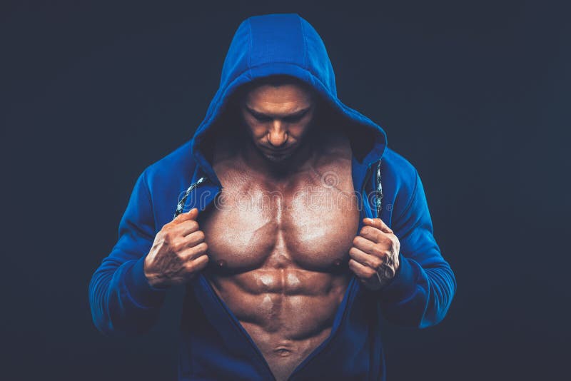 Man with muscular torso. Strong Athletic Men Fitness Model royalty free stock photo Man with muscular torso. Strong Athletic Men Fitness Model royalty free stock photo