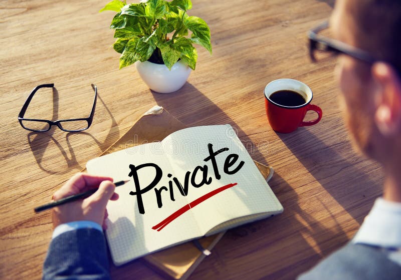 Man with a Note and a Word Private stock photo Man with a Note and a Word Private stock photo