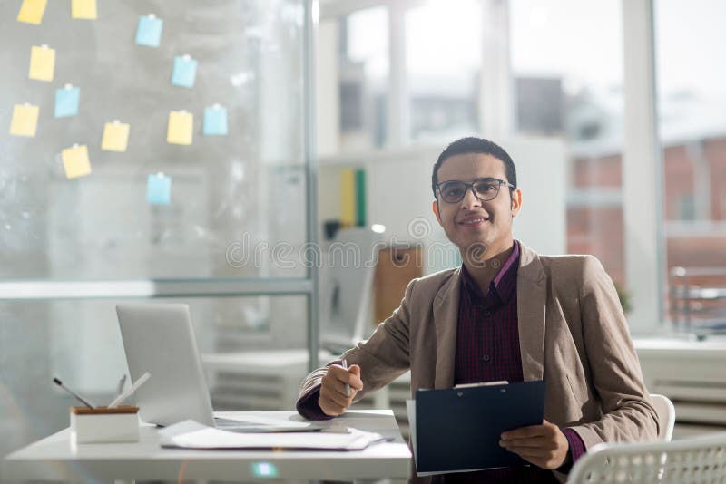 Man at office royalty free stock photos