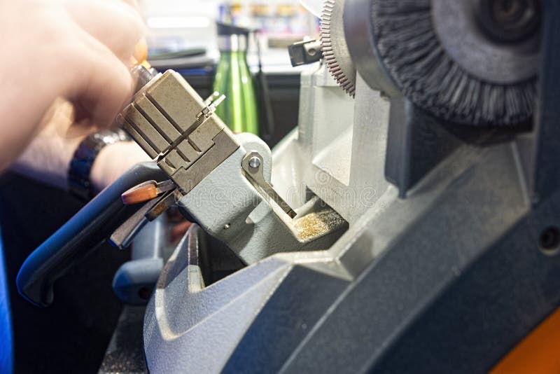 The Keys At The Key Maker Shop. Stock Photo, Picture and Royalty