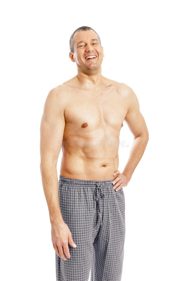 Man pajamas stock photography