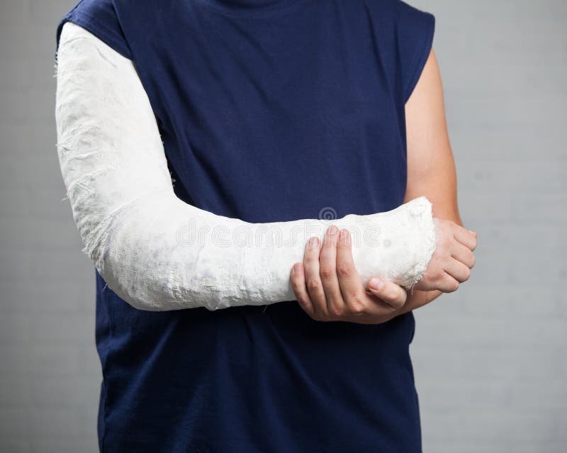 Broken arm, shoulder Injury.