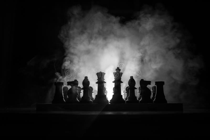 Chess, blue, drawings, eyes, game, horror, play, skull, HD phone wallpaper