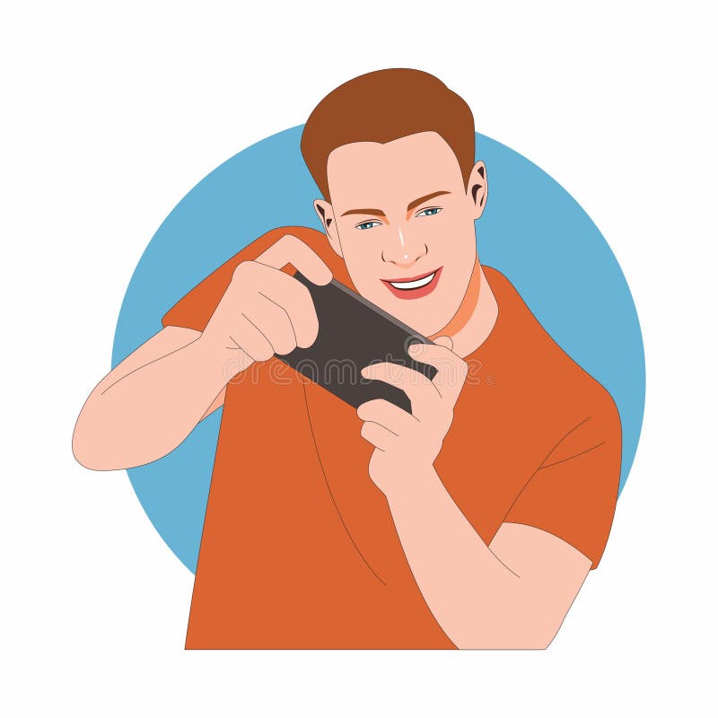 Playing Cellphone Stock Illustrations – 1,587 Playing Cellphone Stock ...
