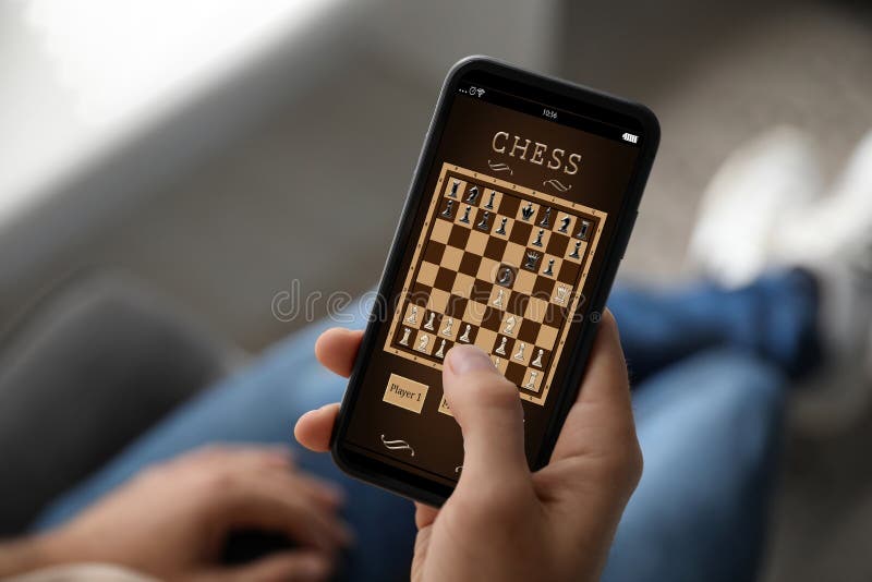 friends play chess on their smartphones online. 17623174 Stock Photo at  Vecteezy