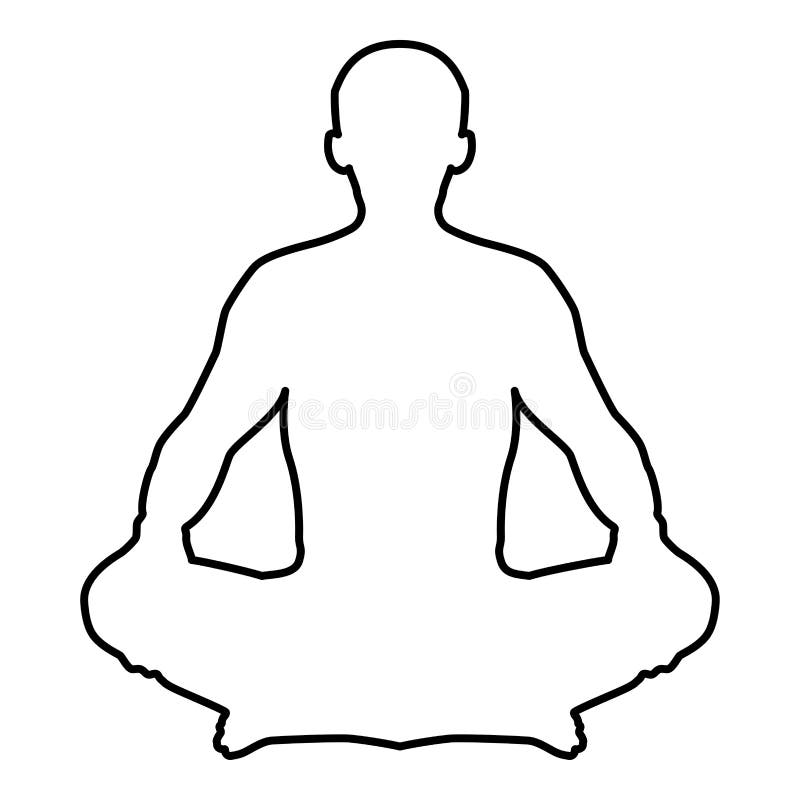 Man Practicing Yoga Pose Isolated Outline Illustration Man Standing In  Hands To Feet Pose Padahastasana Yoga Asana Line Icon Stock Illustration -  Download Image Now - iStock