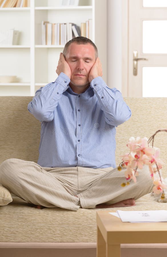 Man Practicing Energy Medicine Stock Image Image of biofield, health