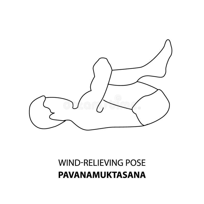 How to do Pavanamuktasana (Wind relieving pose) - YouTube