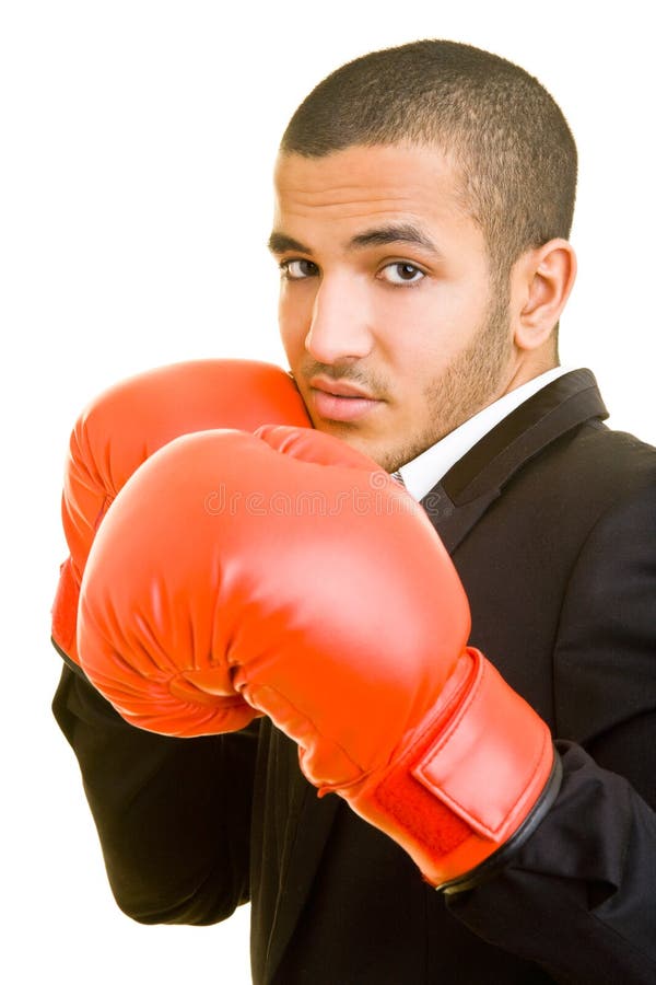 Man punching stock photo. Image of businessman, head, defense 8986814