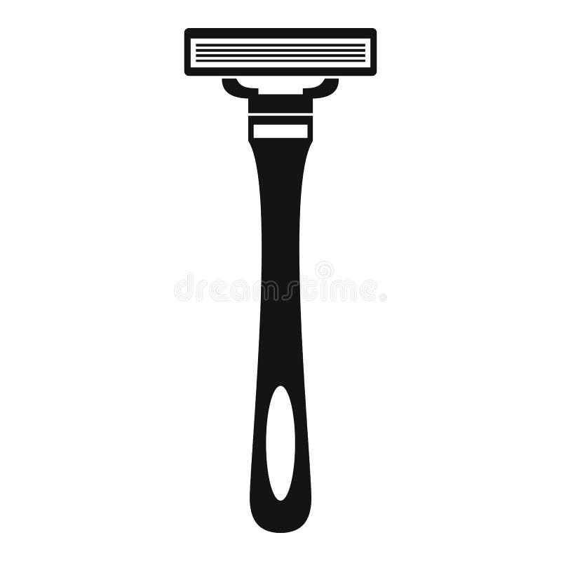 Man razor icon, simple style royalty free illustration Man razor icon, simple style royalty free illustration