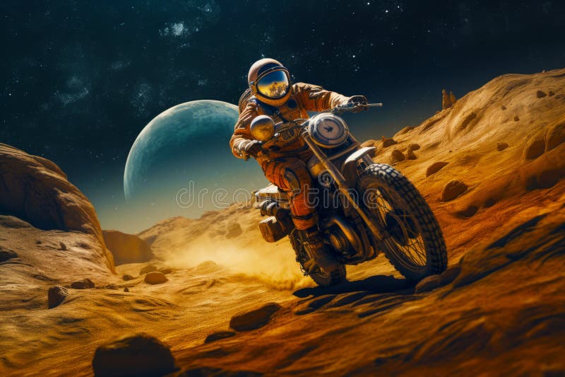 riding on the back of a motorcycle