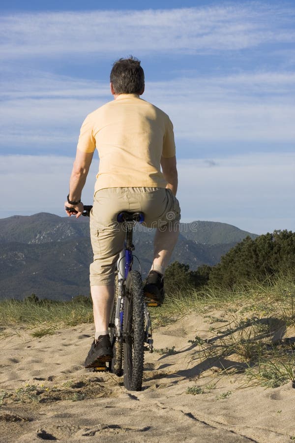 Man riding bicycle stock image. Image of biking, movement 9224495