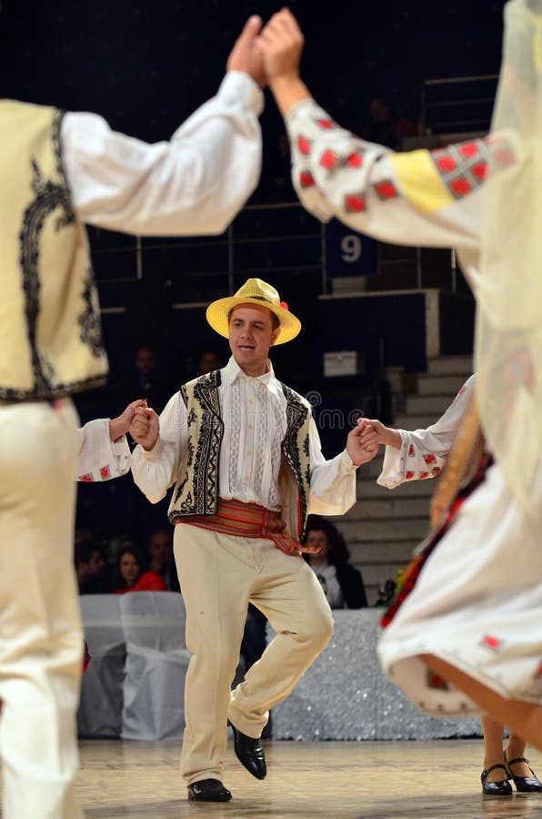 Man in Romanian traditional outfit