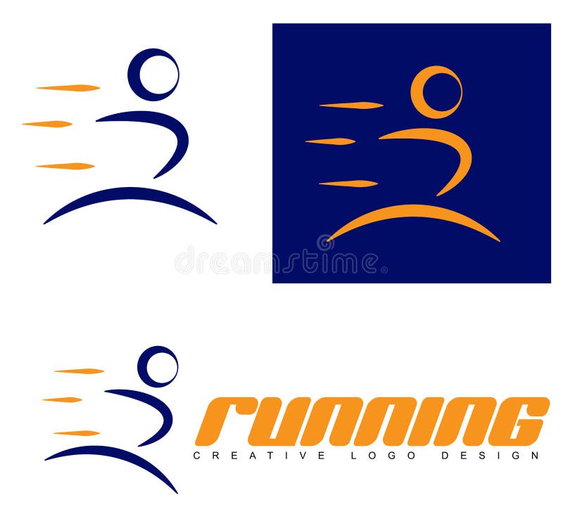 Running logo stock vector. Illustration of sphere, icon - 7271785