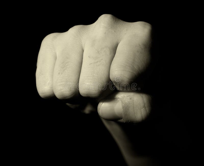 Man s fist stock photo. Image of punching, pressure, caucasian - 13433296