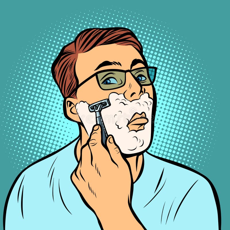 Shaving Stock Illustrations – 23,074 Shaving Stock Illustrations