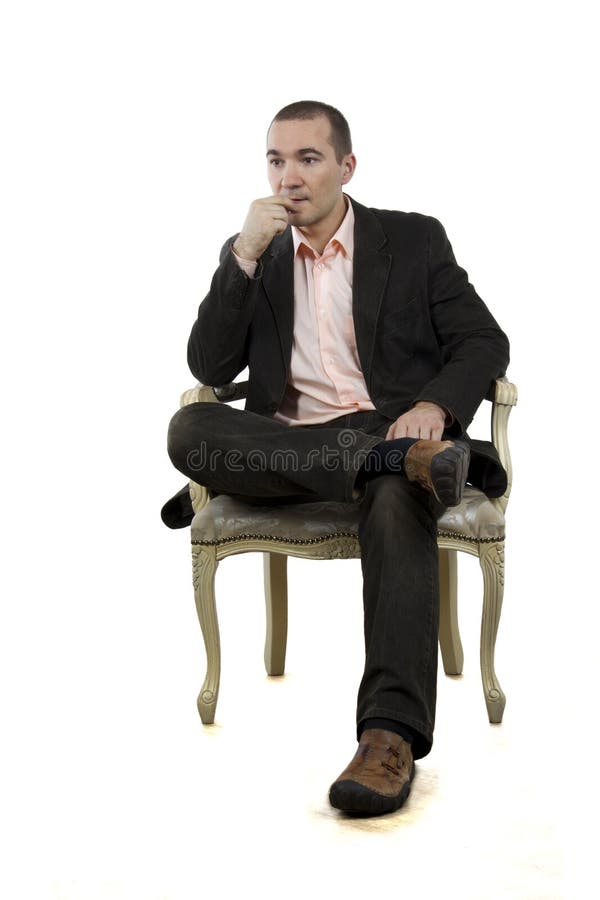 Boy Sitting Pose and pointing something 3D Illustration download in PNG,  OBJ or Blend format