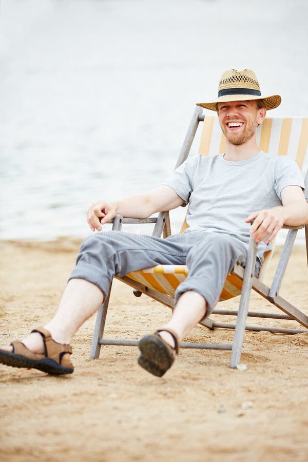 Simple Beach Chair Men for Living room