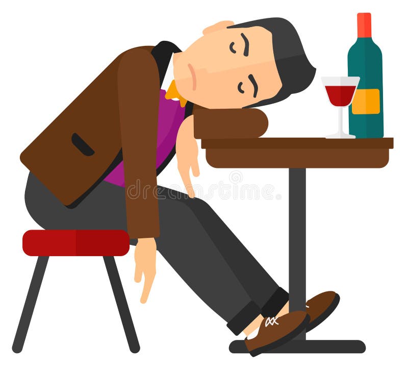 Drunk Man Sleeping Stock Illustrations – 192 Drunk Man Sleeping Stock ...
