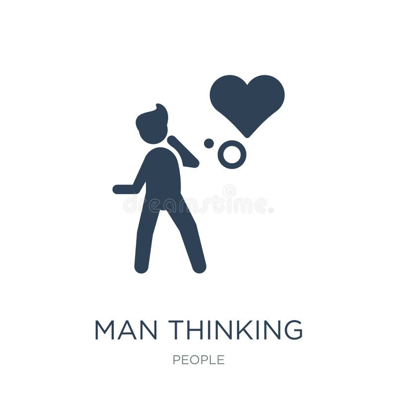 man som tänker om förälskelsesymbol i moderiktig designstil man som tänker om förälskelsesymbolen som isoleras på vit bakgrund Ma stock illustrationer man som tänker om förälskelsesymbol i moderiktig designstil man som tänker om förälskelsesymbolen som isoleras på vit bakgrund Ma stock illustrationer