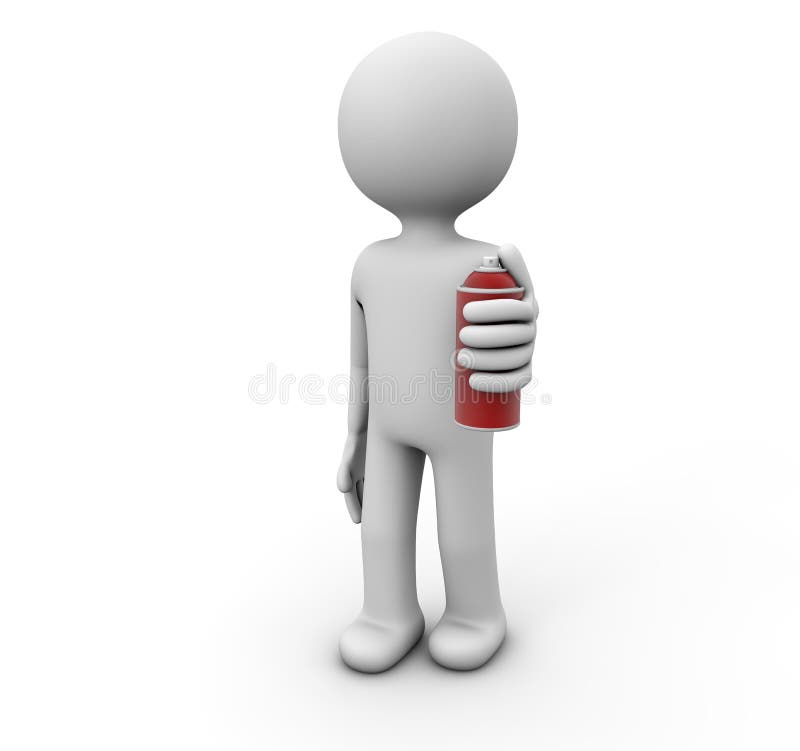Spray Can Man Stock Illustrations 1,012 Spray Can Man Stock