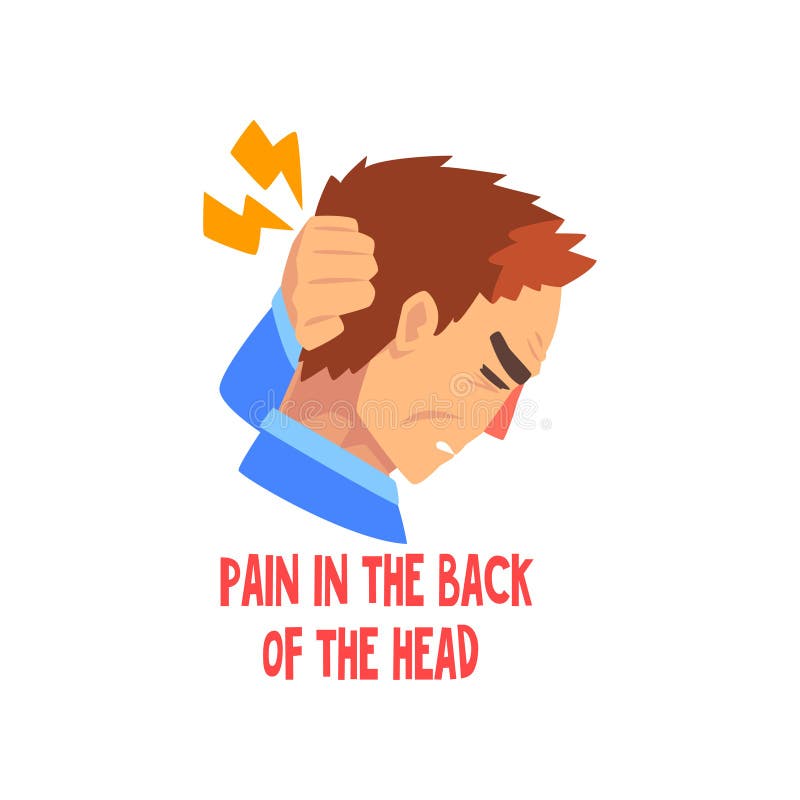 Man Suffering From Pain In The Back Of The Head Disease Of The Head Migraine Sick Unhappy Man Character Vector Stock Vector Illustration Of Employee Male Man Suffering From Pain In The Back Of The Head Disease Of The Head Migraine Sick Unhappy Man Character Vector Stock Vector Illustration Of Employee Male