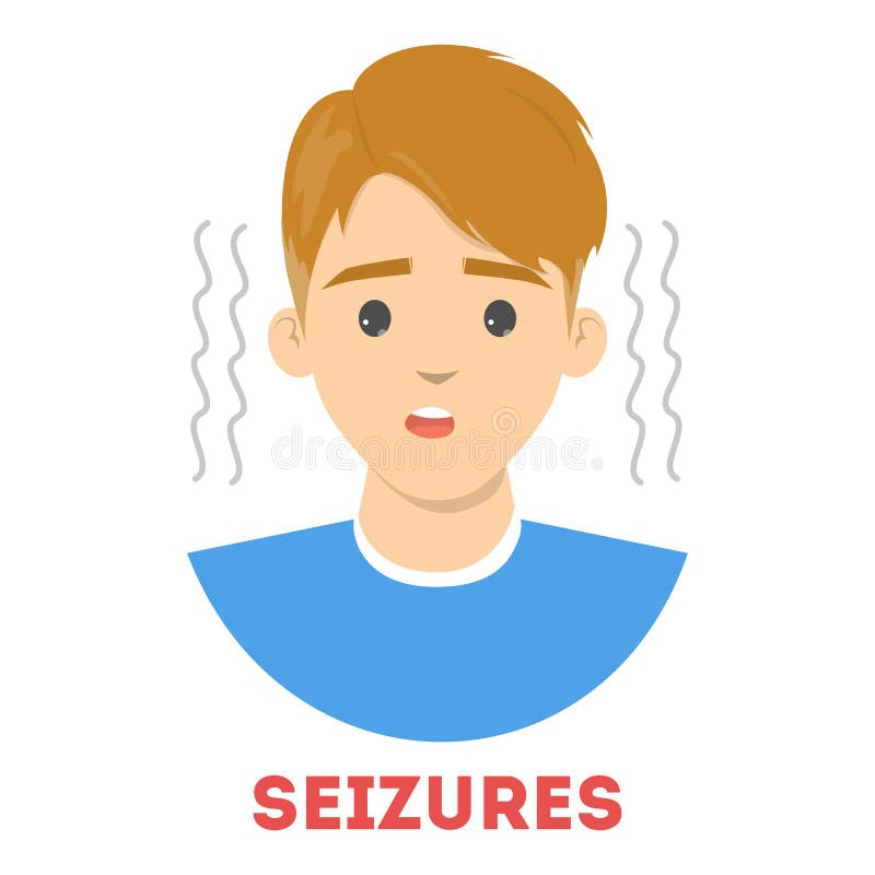 Man Suffering from Seizures. Symptom of Disease Stock Vector - Illustration of complex, epilepsy: 150813244 Man Suffering from Seizures. Symptom of Disease Stock Vector - Illustration of complex, epilepsy: 150813244