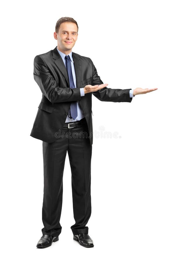 Man In Suit Gesturing Stock Image Image 20721549