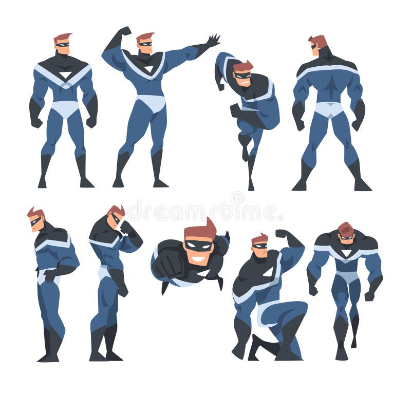Superhero in Action Seamless Pattern Vector Cartoon Clipart Illustration. Super,  Hero, Man, Silhouette, Power, Comic Book, Tile, Tiled, - Etsy