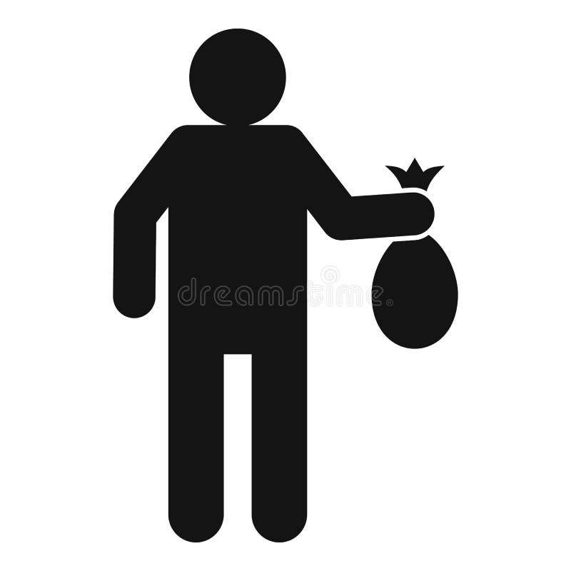 trash bolsa icon