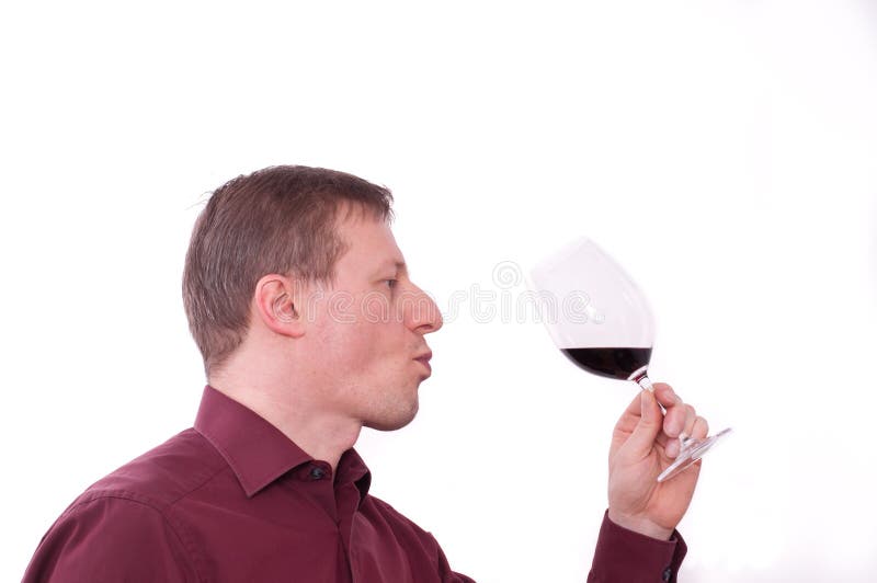 Man with wine glass Stock Photo by ©Tverdohlib.com 94262798