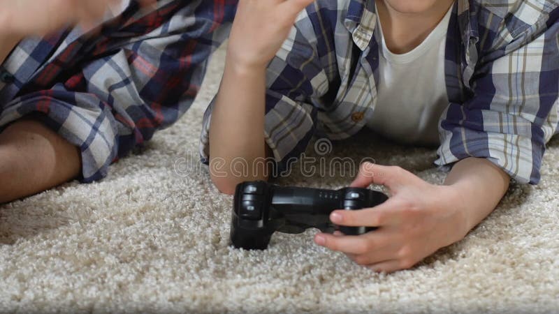 Man gamer teaching his girlfriend playing space shooter video game on RGB  powerful personal computer. Pro cyber woman with headset performing video  games streaming from home during online tournament Stock Photo 