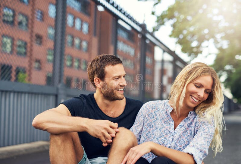 Girlfriend Teasing Boyfriend Stock Photo Image of male, couple 72715498
