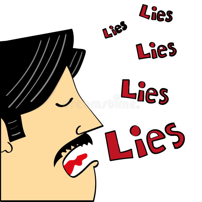 Telling Lies Clip Art