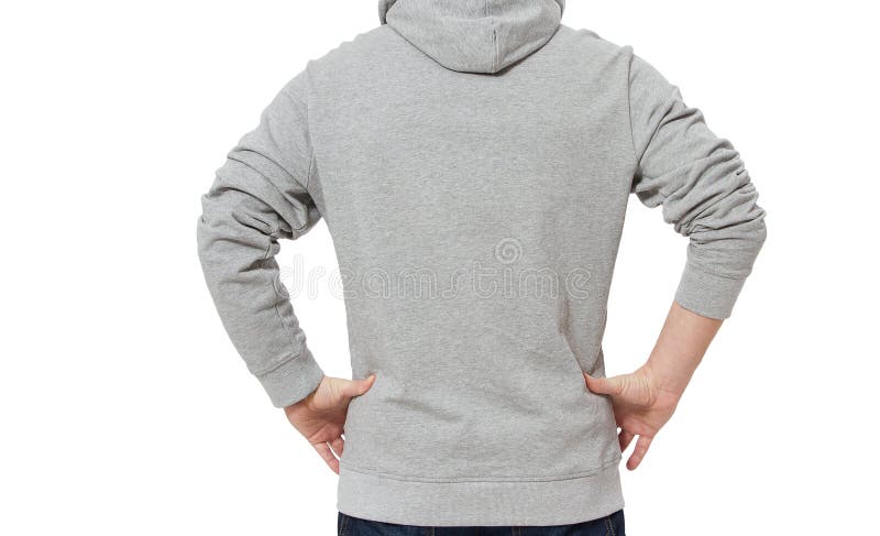 Download Man In Template Mens Hoodie Sweatshirt Isolated On White ...