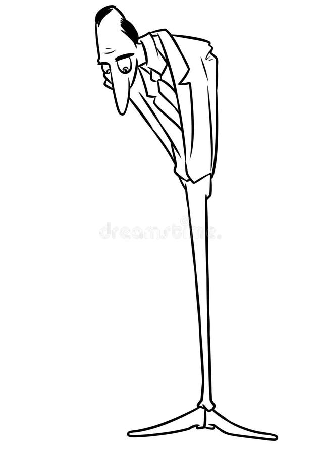 Man Thin Tall Looking Down Cartoon Stock Illustration - Illustration of graphics, cartoon: 142624485 Man Thin Tall Looking Down Cartoon Stock Illustration - Illustration of graphics, cartoon: 142624485